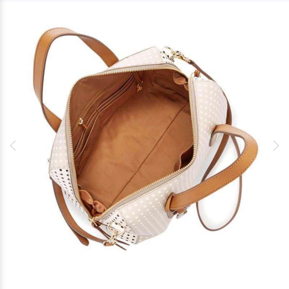 NEW Fossil Sydney Satchel Polka Dot Bag - Picture 3 of 13